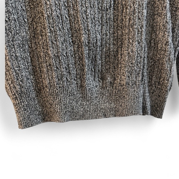 Kim Rogers Women’s 100% Cotton Charcoal Crewneck Knit Sweater in Size Medium - Picture 6 of 7